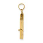 14K 3-D Moveable Enameled AN IRISH PRAYER Book with Clover Charm - Image 2
