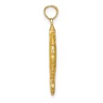 14K 3-D Yellow Enameled Seahorse Charm - Image 2
