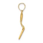 14K 3-D Concrete  Tool Spatula Charm - Image 2