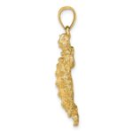 14K Large Land Turtle Charm - Image 2