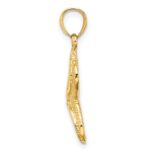 14K Textured Starfish Charm - Image 2