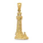 14K 2-D Assateague Island Virginia Lighthouse Charm