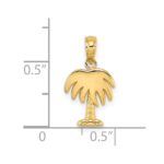 14K Charleston Palm Tree Charm - Image 3