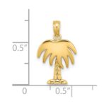 14K Charleston Palm Tree Charm - Image 3