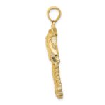 14K Large 2-D Double Palm Trees Charm - Image 2