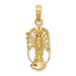 14K Florida Lobster Charm - Image 3
