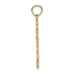 14K Cut-Out Dove Center Cross Charm - Image 2