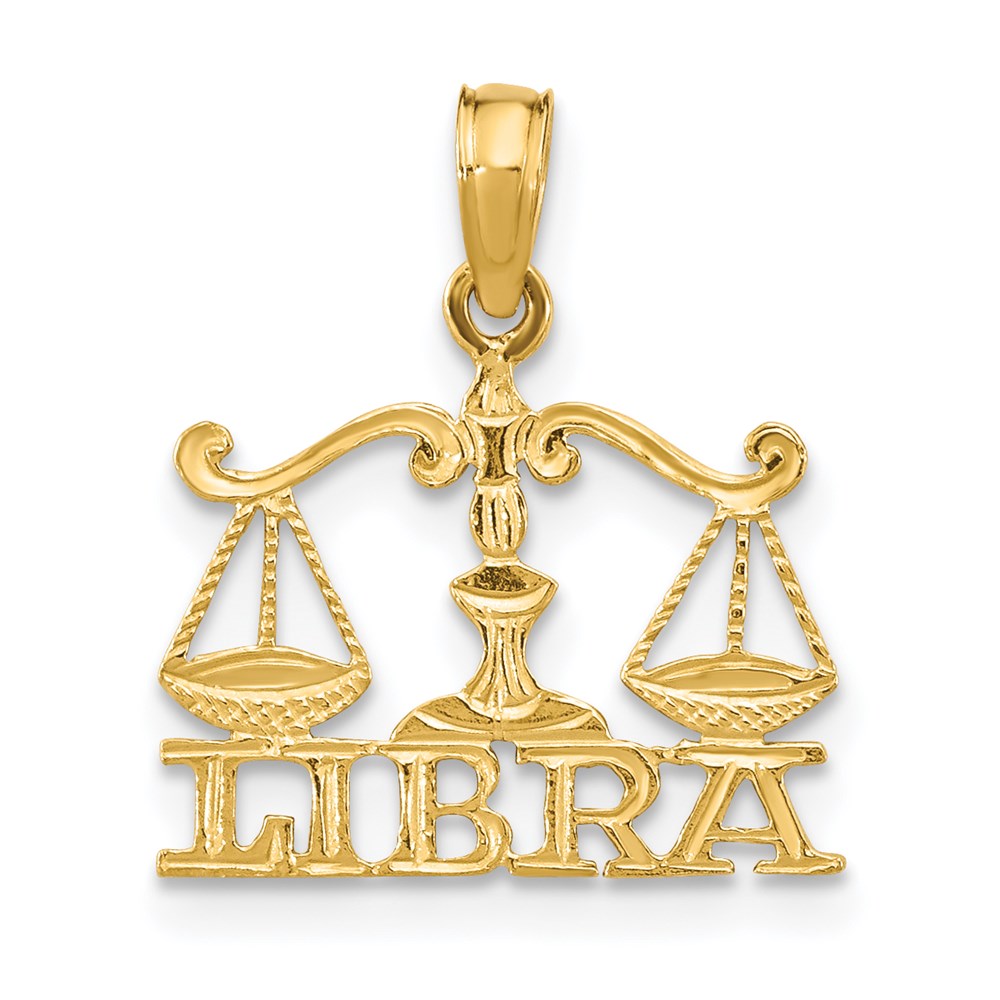 K8952.jpg 14K LIBRA Zodiac Charm - Image 1
