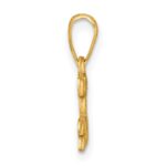 14k Polished Block CLASS OF 2025 Charm - Image 2