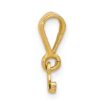 14k Casted Large Polished Top Pendant - Image 2