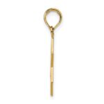 14k Solid Satin Star of David Charm - Image 2