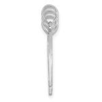 14k White Gold 3-Piece Break-apart BIG SIS-MOM-LIL SIS Charm - Image 3
