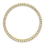14k 1 carat Lab Grown Diamond VS/SI+ G+ Complete Circle Chain Slide Pendant