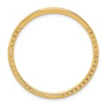 14k 1 carat Lab Grown Diamond VS+ F+ Complete Circle Chain Slide Pendant - Image 3