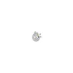14k WG 2 Birthstone and Dia Mother/Child Chain Slide Semi-mount