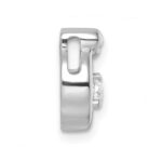 14k WG 3 Birthstone and Dia Mother/Child Chain Slide Semi-mount - Image 3