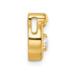 14k 3 Birthstone and Dia Mother/Child Chain Slide Semi-mount - Image 3