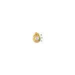 14k 3 Birthstone and Dia Mother/Child Chain Slide Semi-mount