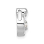 14k WG 4 Birthstone and Dia Mother/Child Chain Slide Semi-mount - Image 3
