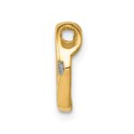 14k AA Diamond Heart Chain Slide - Image 2