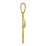 14K 1/15 carat Diamond Cross Pendant - Image 2
