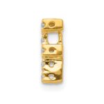 10K  Diamond Letter F Initial Charm - Image 2