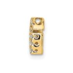 10K  Diamond Letter G Initial Charm - Image 2