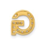 10K  Diamond Letter G Initial Charm - Image 3