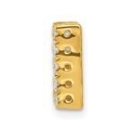 14K  Diamond Letter N Initial Charm - Image 2