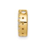 14K  Diamond Letter O Initial Charm - Image 2