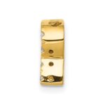 14K  Diamond Letter R Initial Charm - Image 2