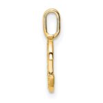 14K Yellow Gold Diamond Letter C Initial Pendant - Image 2