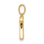 10K Diamond Letter K Initial Pendant - Image 3