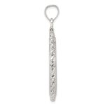 Wideband Distinguished Coin Jewelry Sterling Silver Polished Rope 26.4 x 1.8mm Susan B. Anthony Screw Top Coin Bezel Pendant - Image 2