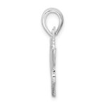 De-Ani Sterling Silver Rhodium-Plated Polished St. Thomas Cruise Ship Pendant - Image 2