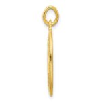 Sterling Silver Gold-tone Polished Solid Miraculous Medal Pendant - Image 2
