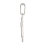 Sterling Silver Satin Madonna Pendant - Image 2