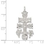Sterling Silver Cara Vaca Crucifix Pendant - Image 3