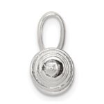 Sterling Silver Barbell Charm - Image 2