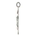 Sterling Silver Antiqued INRI Crucifix Pendant - Image 2