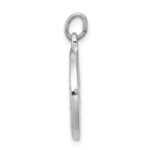 Sterling Silver Platinum-plated Miraculous Medal - Image 2