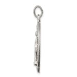 Sterling Silver Antiqued Miraculous Medal - Image 2