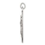 Sterling Silver Antiqued St. Christopher Medal - Image 2