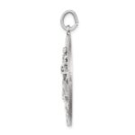 Sterling Silver Antiqued St. Christopher Medal - Image 2