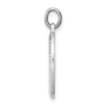 Sterling Silver Platinum-plated St. Christopher Medal - Image 2