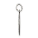 Sterling Silver Antiqued St. Christopher Football Medal - Image 2