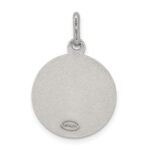 Sterling Silver Antiqued Saint Michael Medal - Image 4