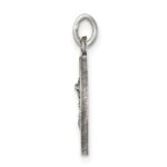Sterling Silver Antiqued Saint Michael Medal - Image 2