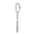 Sterling Silver Claddagh Charm - Image 2