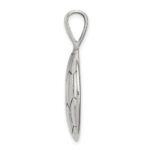 Sterling Silver Antiqued Soccer Ball Pendant - Image 2